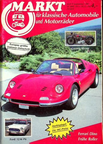 Oldtimer Markt 09/1987 Oldtimer Markt 09/1987